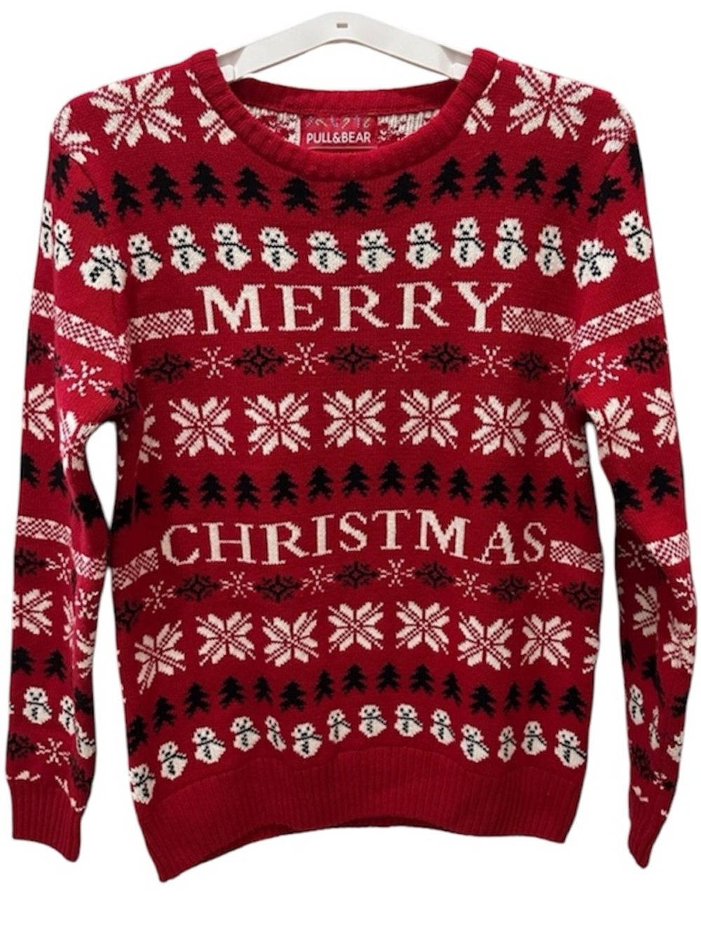 PULL & BEAR Christmas Sweater Size XL women’s Medium Men’s Mex (38)